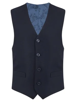 1880 CLUB Boys Doyle Navy Waistcoat 55120/78