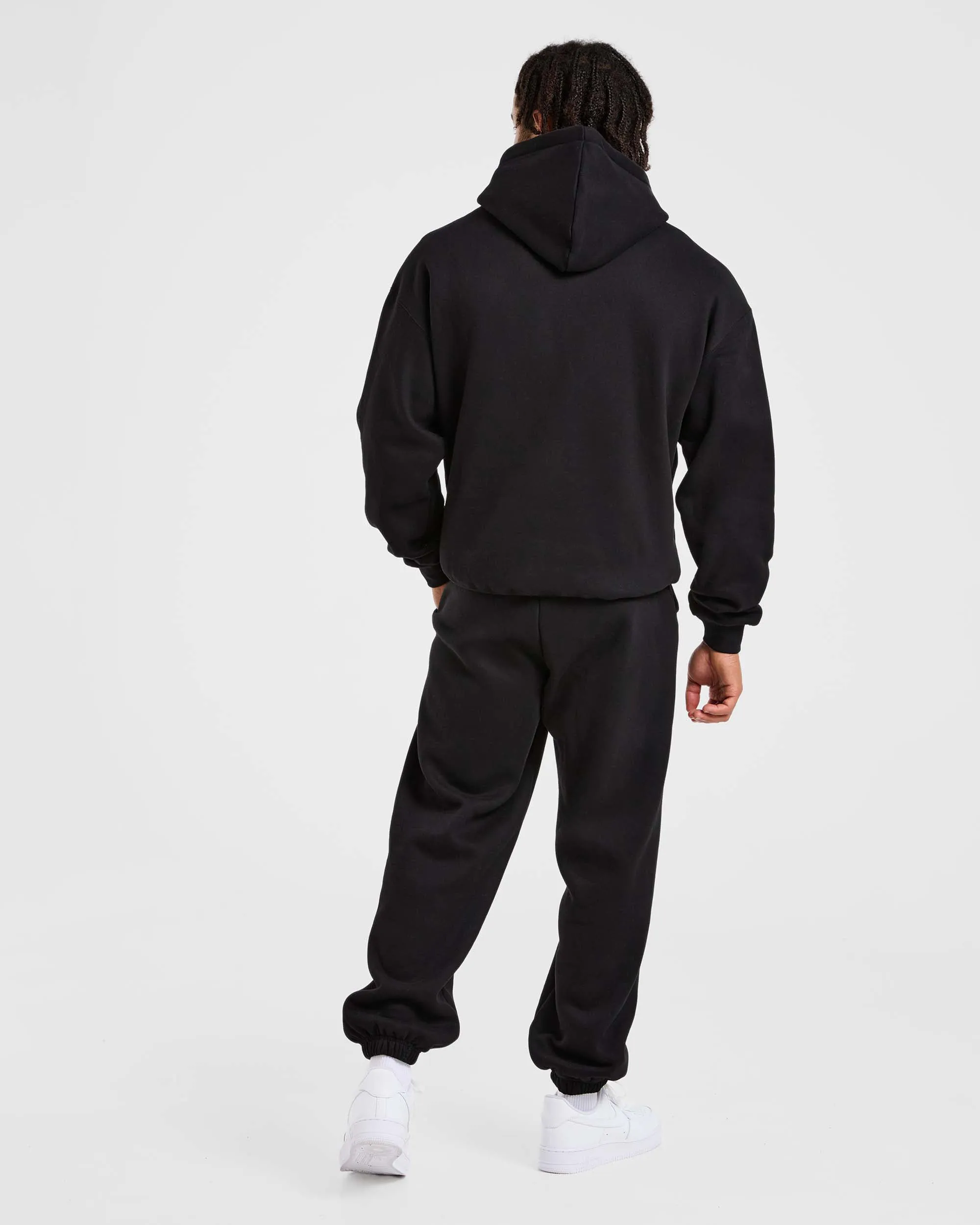 Academy Oversized Hoodie - Black