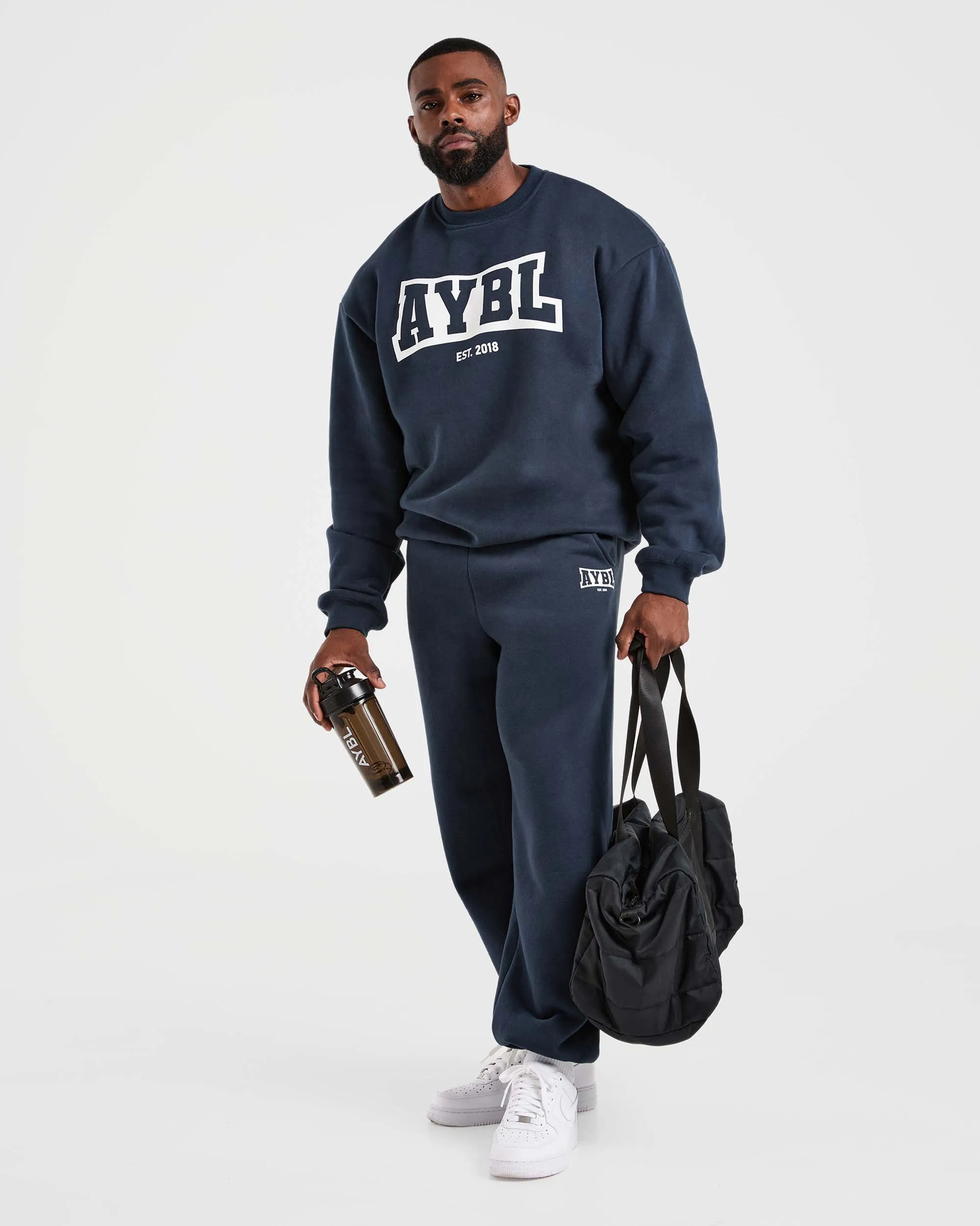 Academy Oversized Sweater - Navy