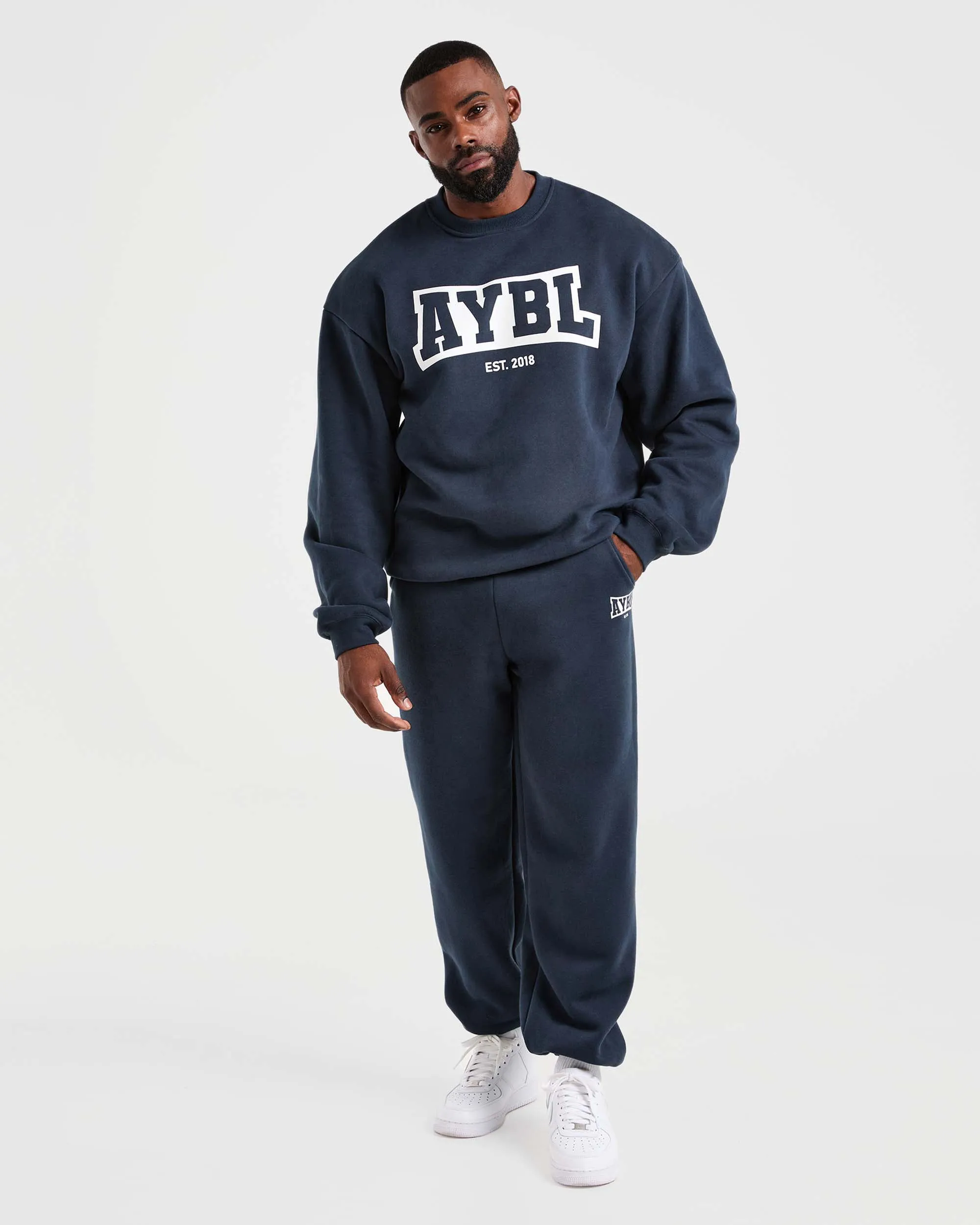 Academy Oversized Sweater - Navy