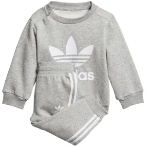 Adidas Trefoil Crew Track Suit Grey