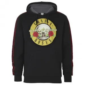 Amplified Mens Guns N Roses Fleece Taped Hoodie