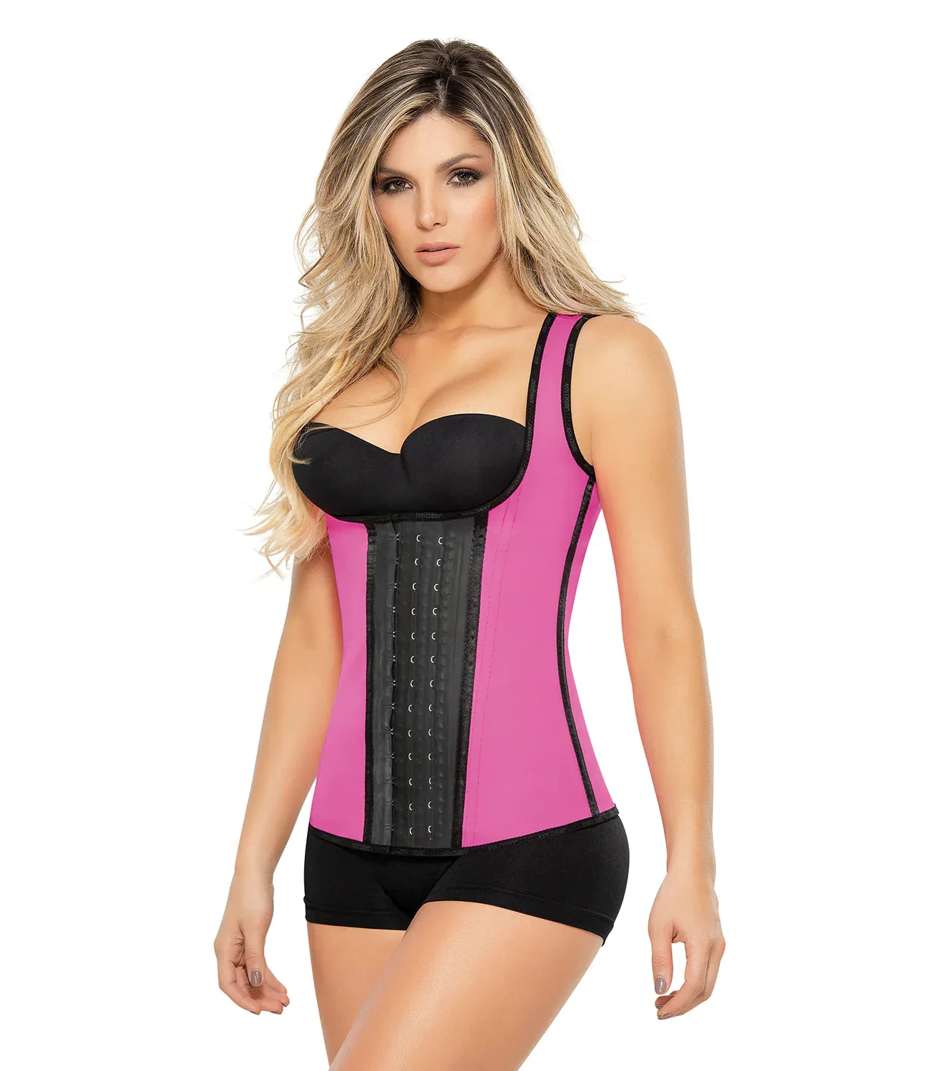 Ann Chery 2022 3 Hooks Fajas Latex Vest Waist Trainer Cincher