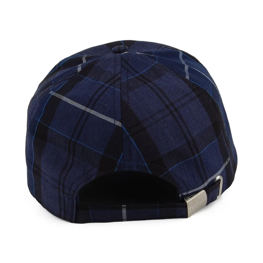 Barbour Hats Tartan Cotton Baseball Cap - Blue