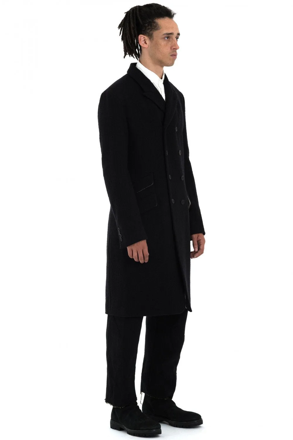 Black DB Reefer Coat