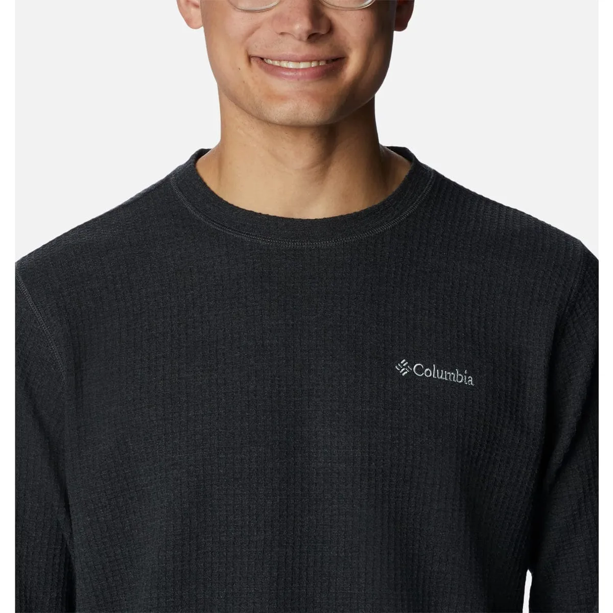 Columbia Men's Pine Peak II Waffle Long Sleeve Crew