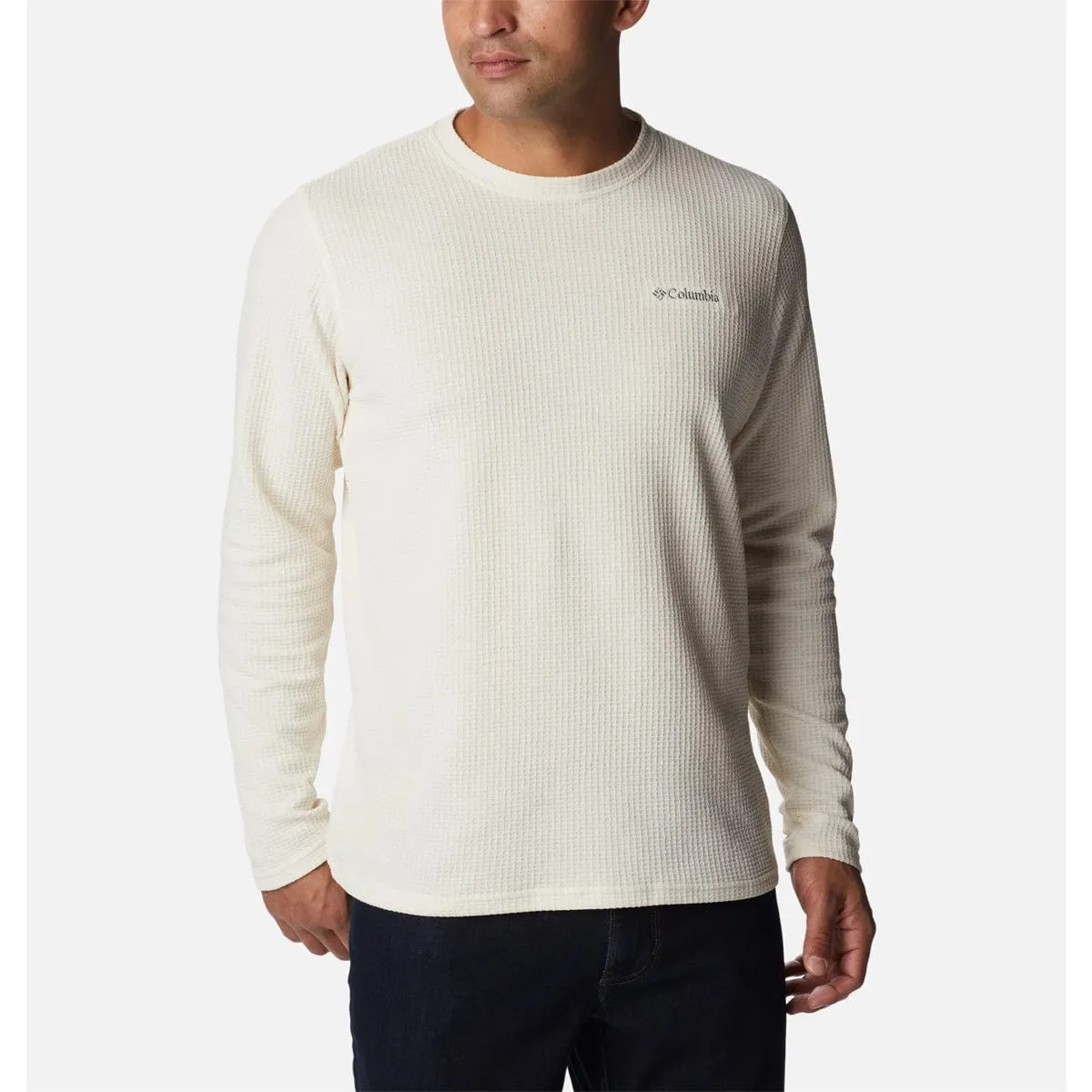 Columbia Men's Pine Peak II Waffle Long Sleeve Crew