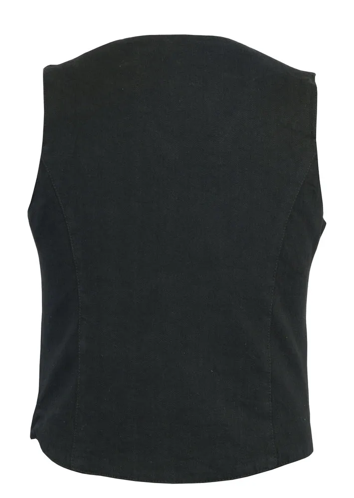 DM951 Women's Denim Classic Plain Sides Vest