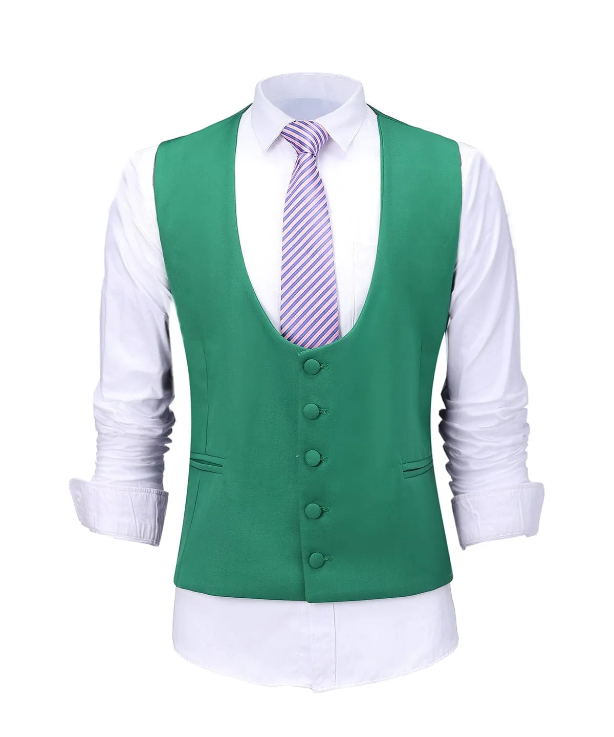 Fashion Peak Lapel 3 Pieces Mens Suit For Wedding (Blazer vest Pants)