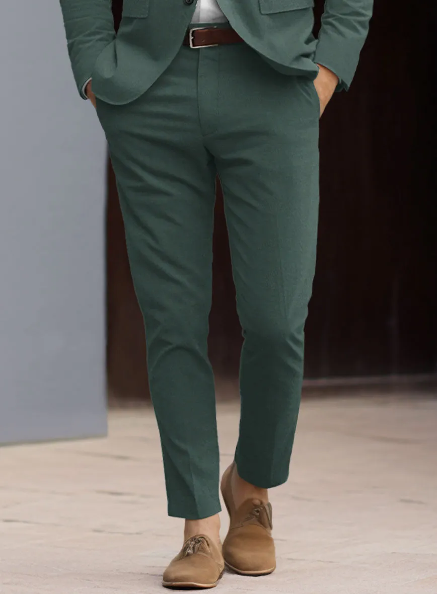 Gallo Green Stretch Chino Suit