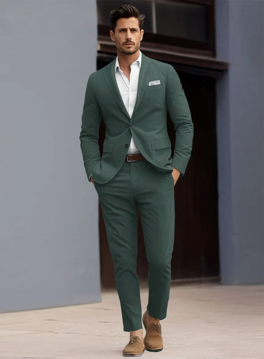 Gallo Green Stretch Chino Suit