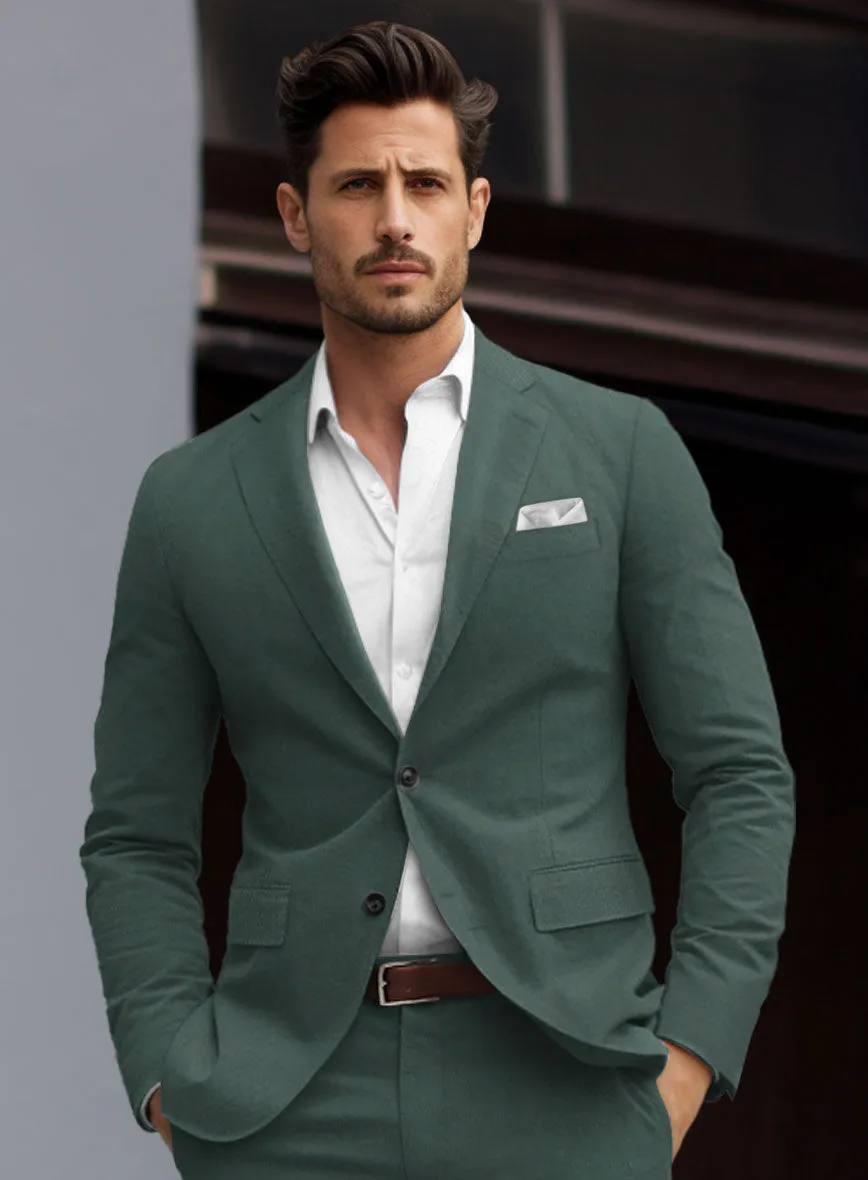 Gallo Green Stretch Chino Suit