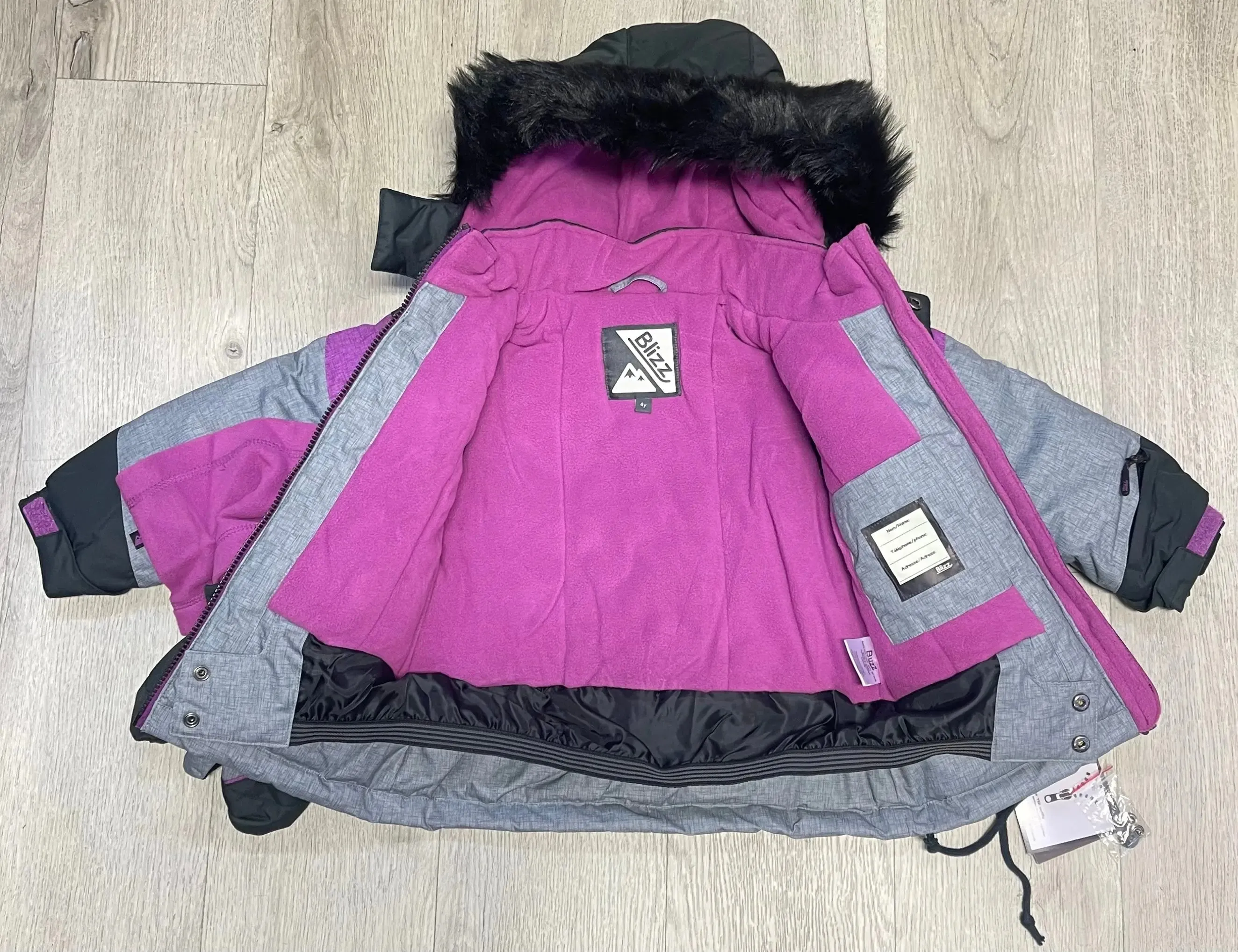 Girls Snowsuit 5 PCS Set - Beautyberry | Blizz