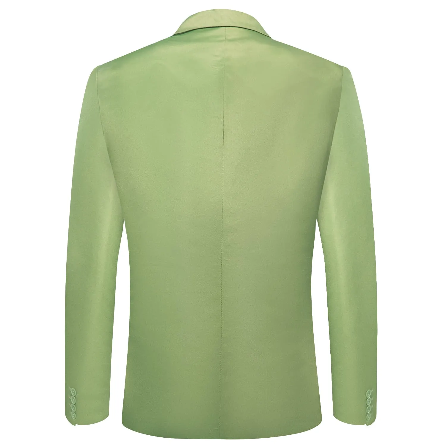 Hi-Tie Blazer Light Green Men's Wedding Business Solid Top Men Suit