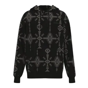 Hooey Men's Mesa Black Aztec Hoody