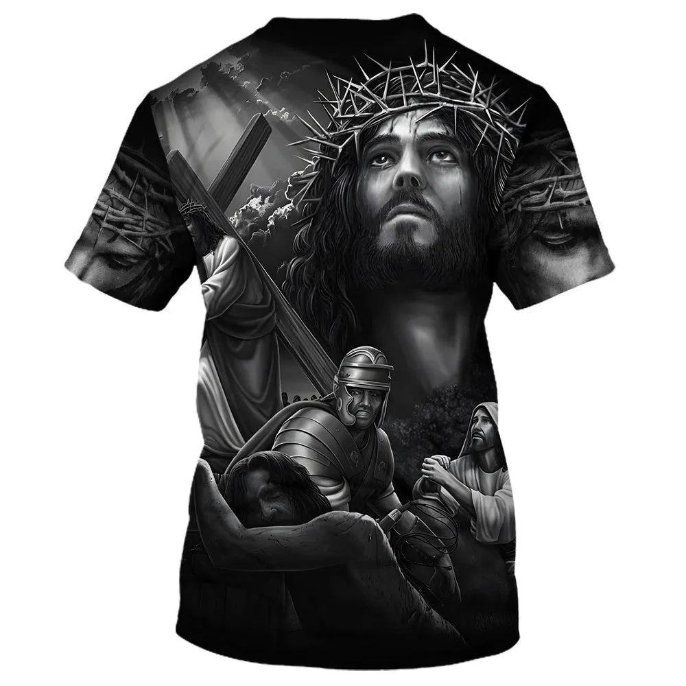 Jesus Savior 3D All Over Printed Shirt for Men and Women