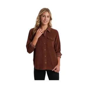 Kuhl Women's Tallula Cord Shirt - Mocha