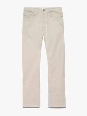 L'Homme Slim Twill -- Garage White Beige