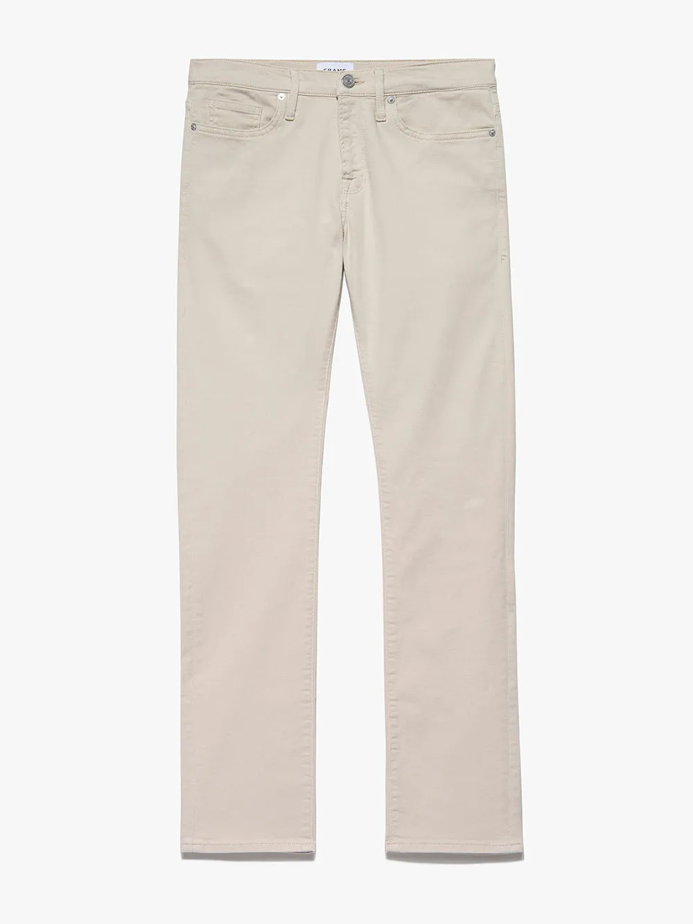 L'Homme Slim Twill -- Garage White Beige