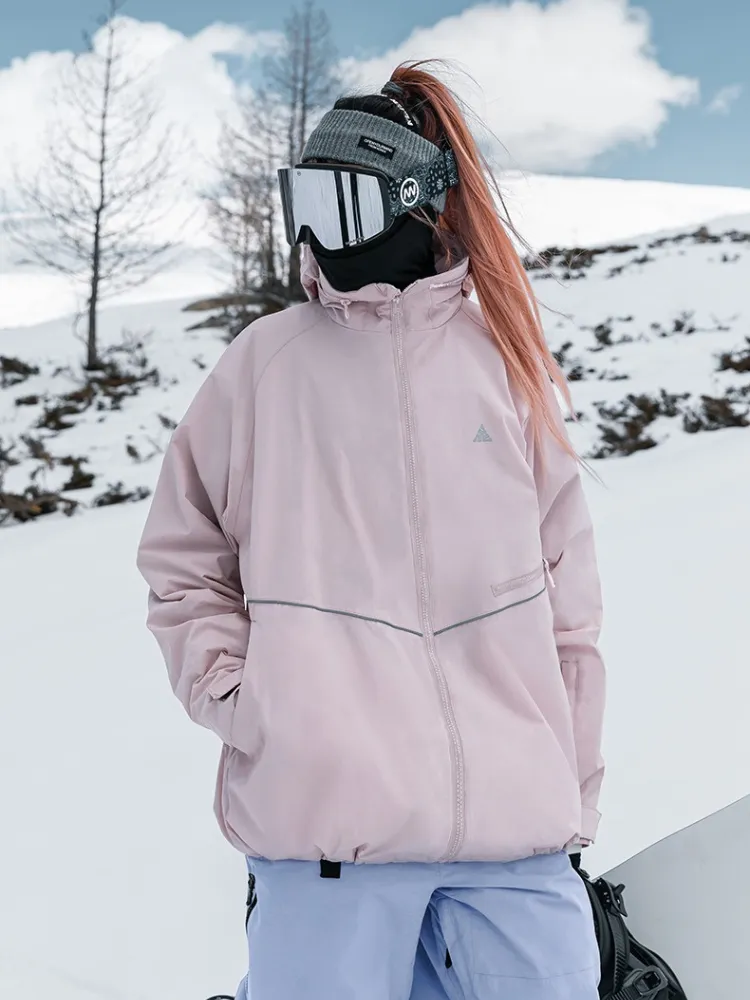 NANEND Sky Pink Purple Ski Suit - Women's