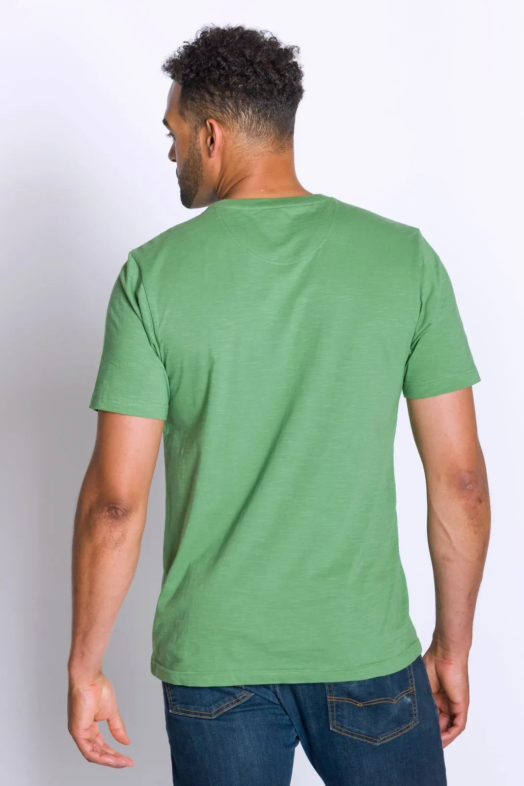 Nishant | Men's Cotton Slub Short Sleeve Top