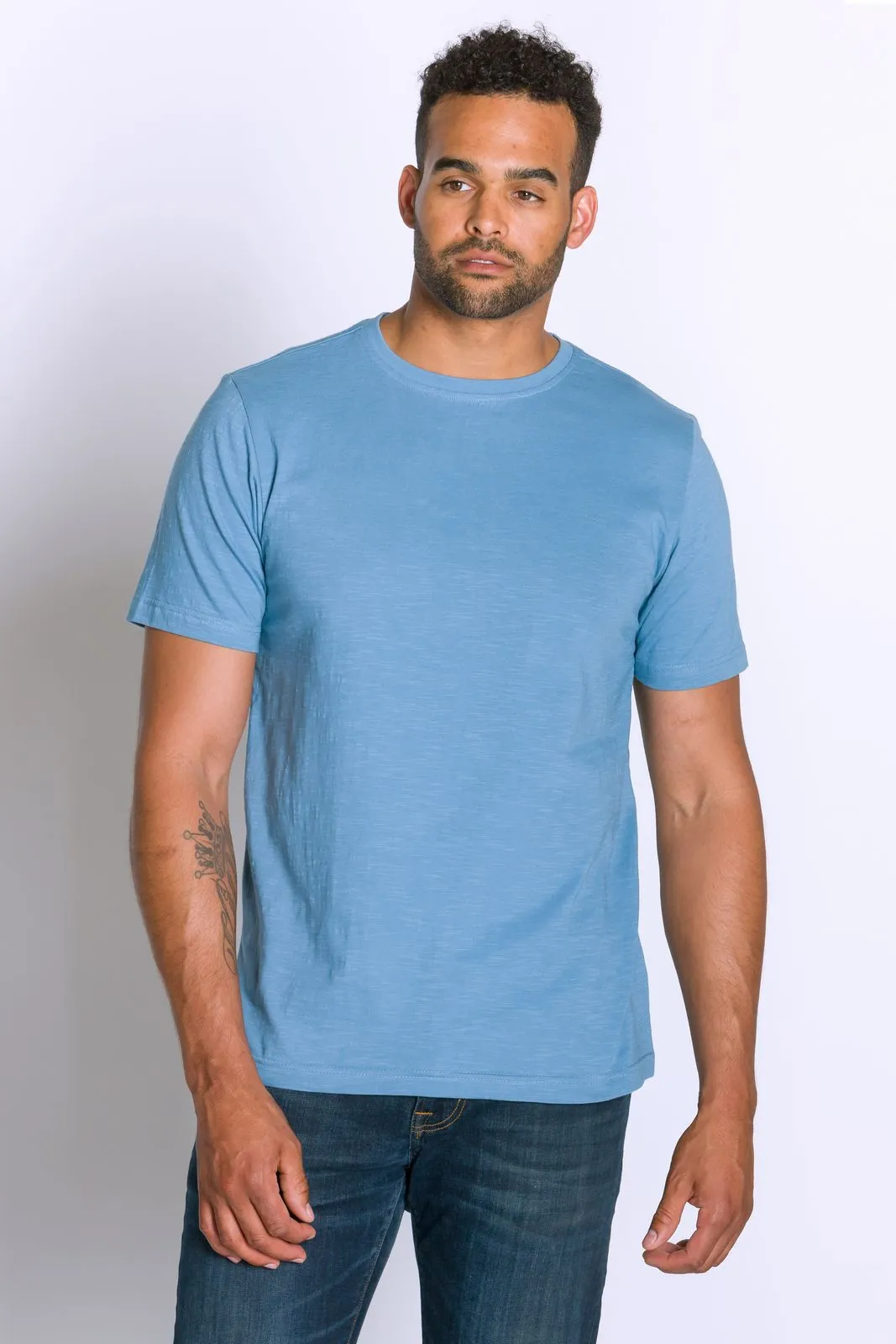 Nishant | Men's Cotton Slub Short Sleeve Top