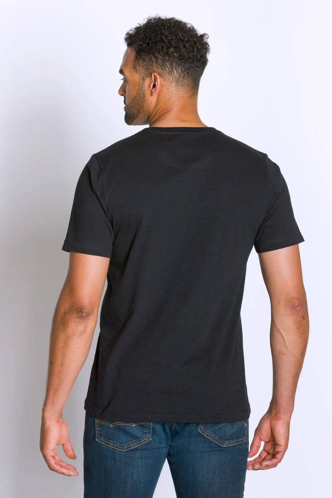 Nishant | Men's Cotton Slub Short Sleeve Top