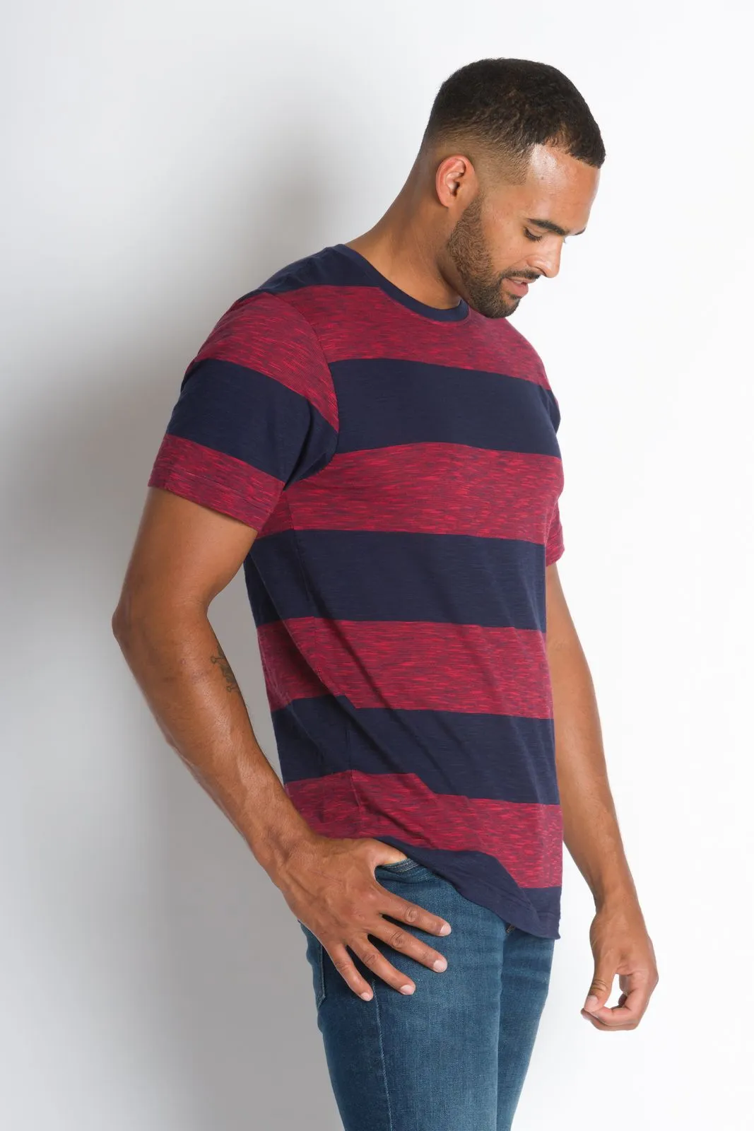 Nishant | Men's Cotton Slub Short Sleeve Top