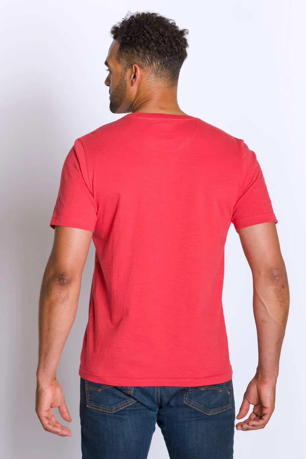 Nishant | Men's Cotton Slub Short Sleeve Top