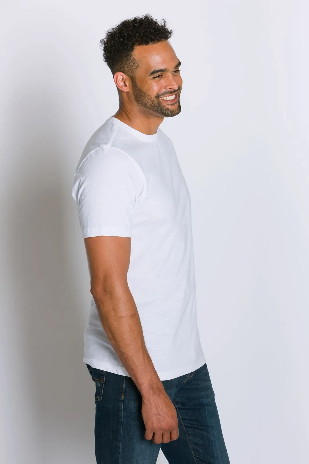 Nishant | Men's Cotton Slub Short Sleeve Top