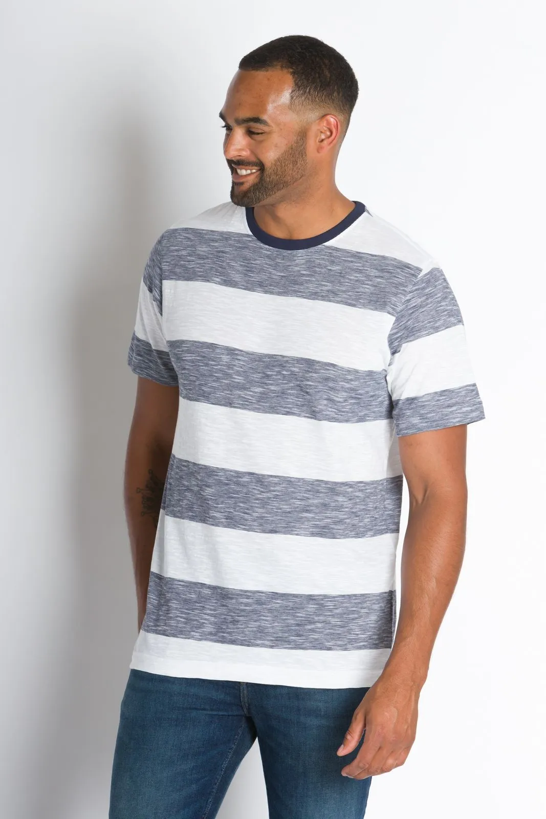 Nishant | Men's Cotton Slub Short Sleeve Top