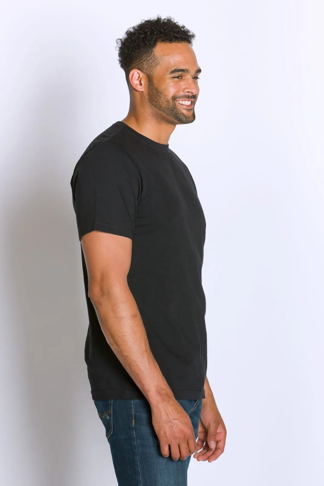 Nishant | Men's Cotton Slub Short Sleeve Top