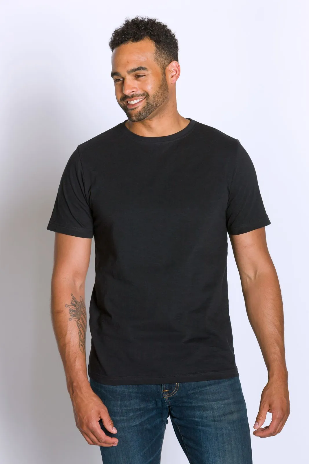 Nishant | Men's Cotton Slub Short Sleeve Top