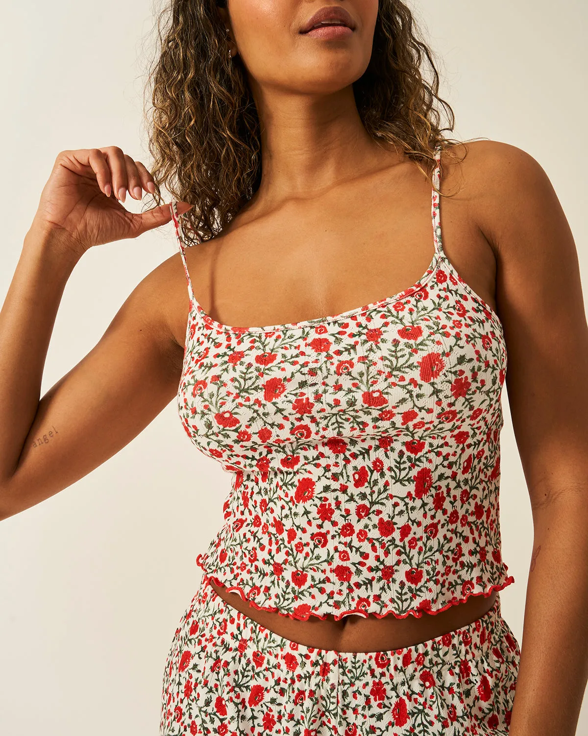 Pointelle Cami - RIXO Daisytrail