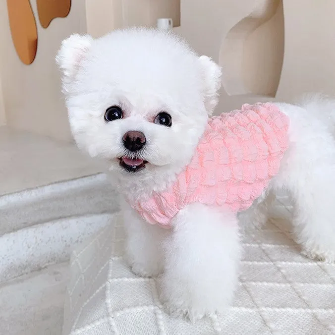 Puffs Sleeveless Pet Clothes