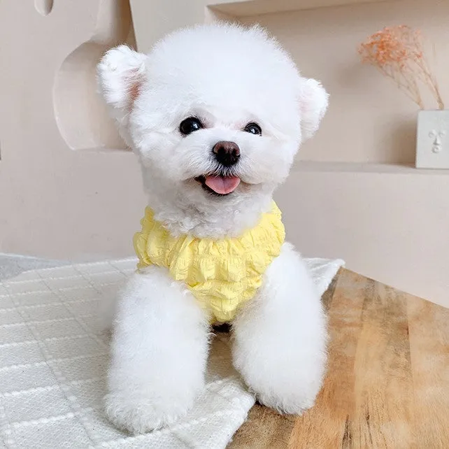 Puffs Sleeveless Pet Clothes