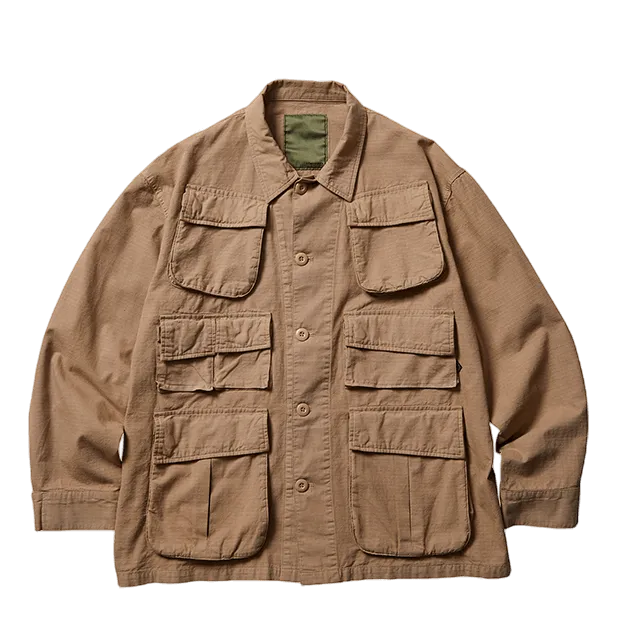 Rip Stop Fatigue Jacket Coyote