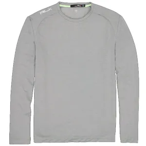 RLX Ralph Lauren Lux Leisure Grey Mens Long Sleeve Crew