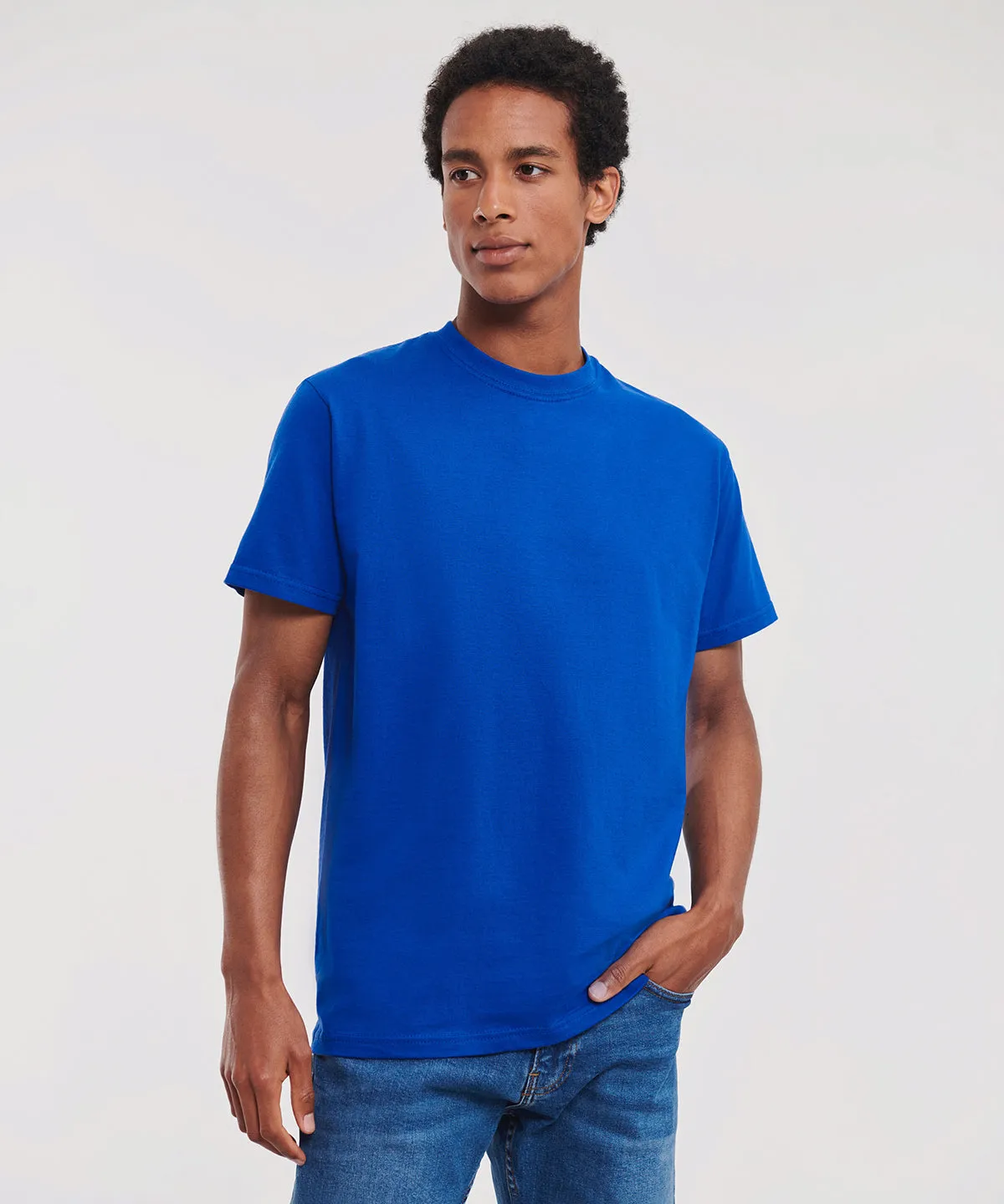 Super ringspun classic t-shirt | Azure Blue