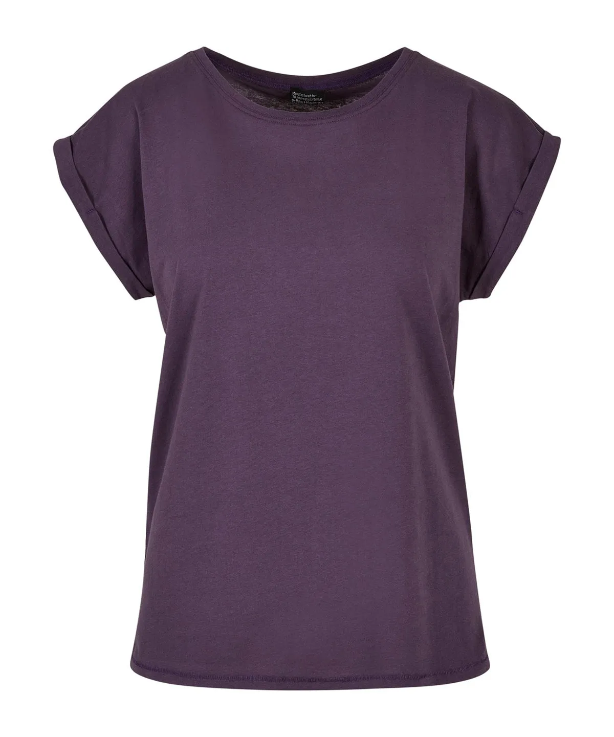 Womens extended shoulder tee | Purple Night