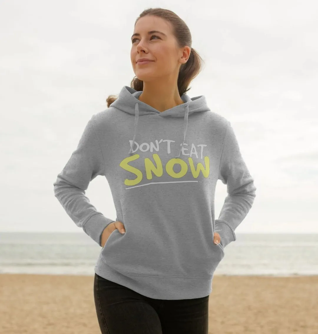 Women's Yellow Snow Organic Pullover Hoodie